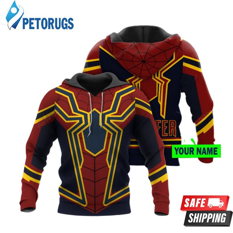 Personalized Spider Man Custom Name 3D Hoodie
