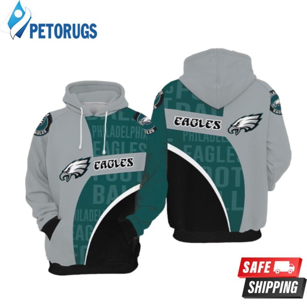 Philadelphia Eagles Nfl Football Cool Eagle 3d Hoodie Philadelphia