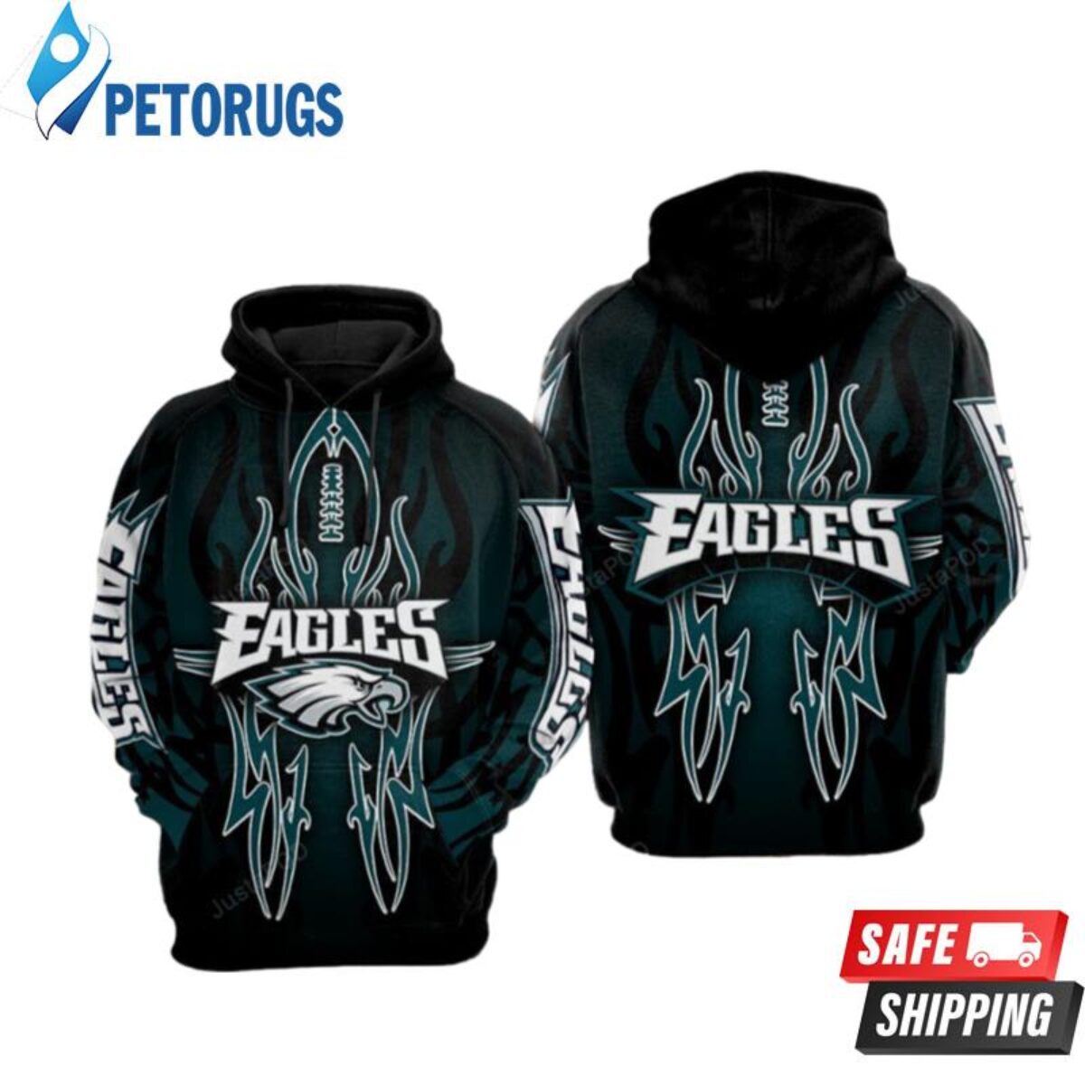 Philadelphia Eagles Philadelphia Eagles Nfl Philadelphia Eagles Apparel  19245 3D Hoodie - Peto Rugs