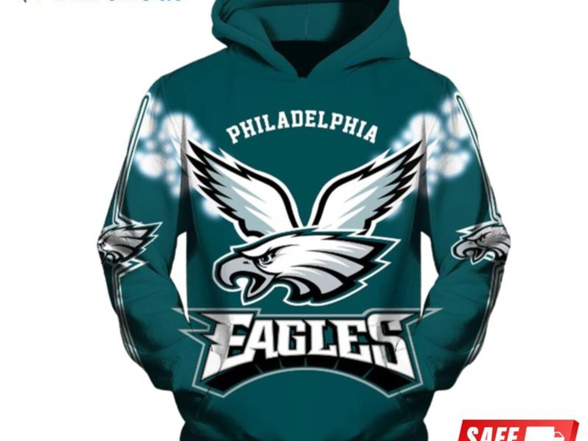 Philadelphia Eagles Skull Philadelphia Eagles Nfl Philadelphia Eagles  Apparel 19207 3D Hoodie - Peto Rugs