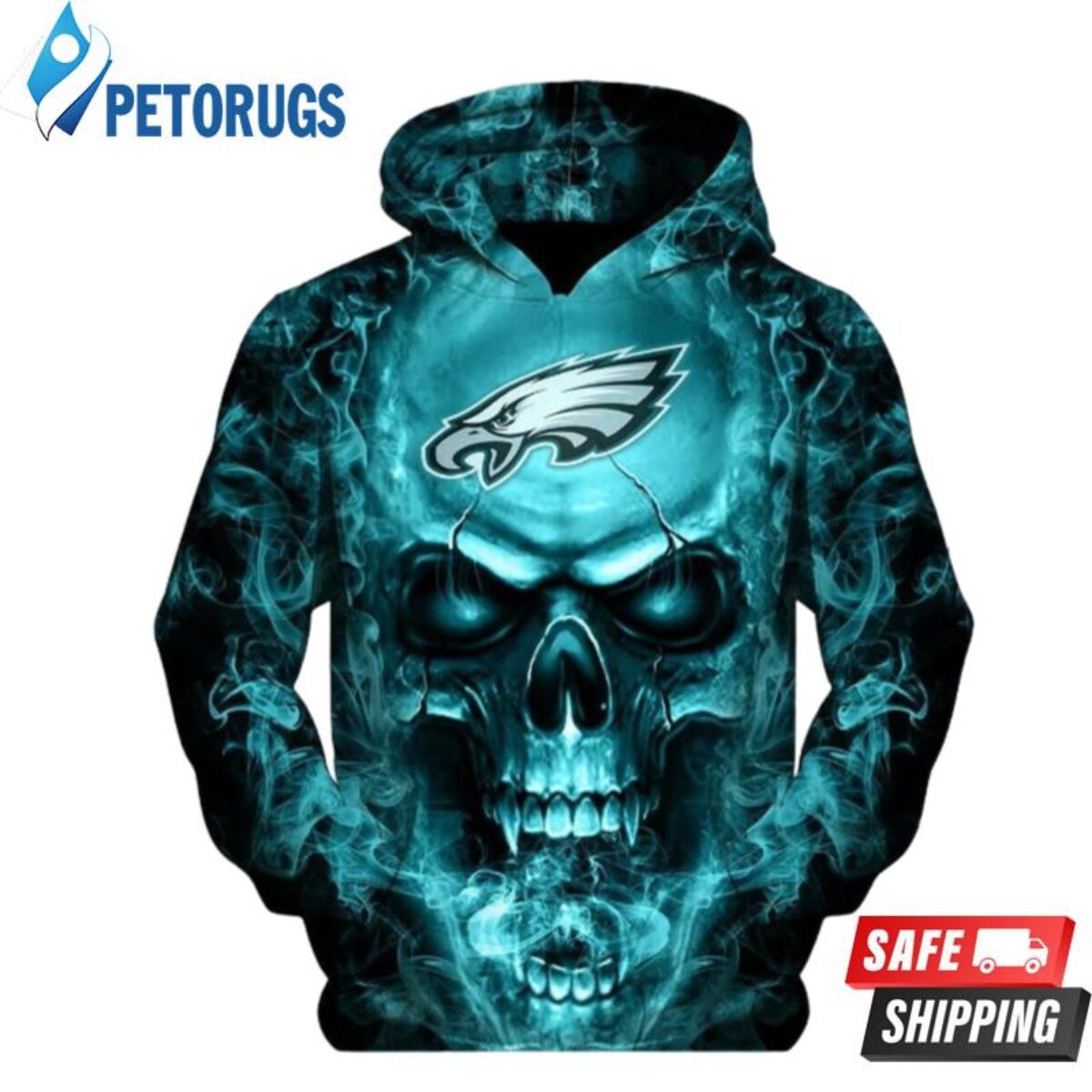 Philadelphia Eagles Nfl Football White Philadelphia Eagles Philadelphia  Eagles 3D Hoodie - Peto Rugs