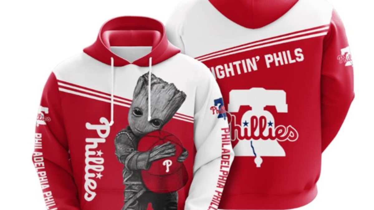 Philadelphia Phillies MLB Red Unisex Hoodie, Zip Hoodie 3D All Over Print