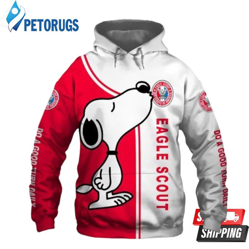 Piperstars Snoopy Eagle Scouts 3D Hoodie