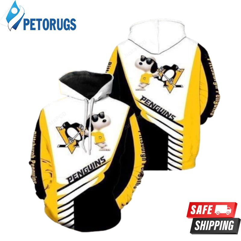 Pittsburgh Penguins Snoopy And Pered Custom Pittsburgh Penguins Graphic 3D Hoodie