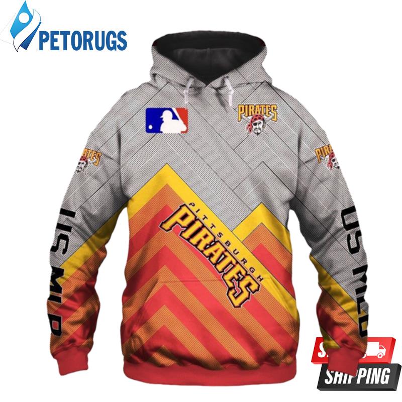 Pittsburgh Pirates And Pered Custom Pittsburgh Pirates Graphic 3D Hoodie