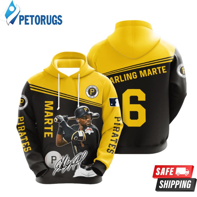 Pittsburgh Pirates Starling Marte 3D Hoodie