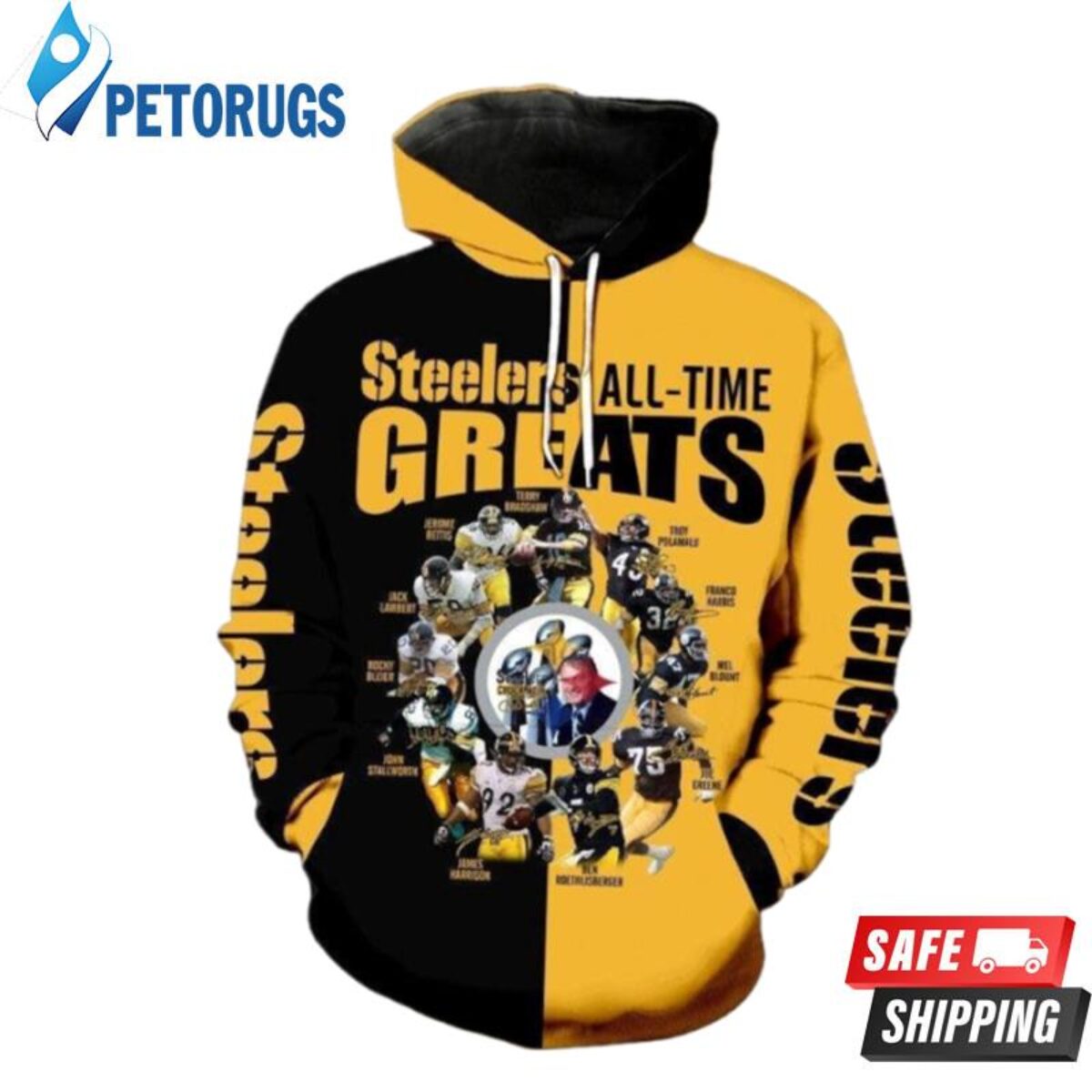 Pittsburgh Steelers Hoodies 3D Venom Pullover Hoodies