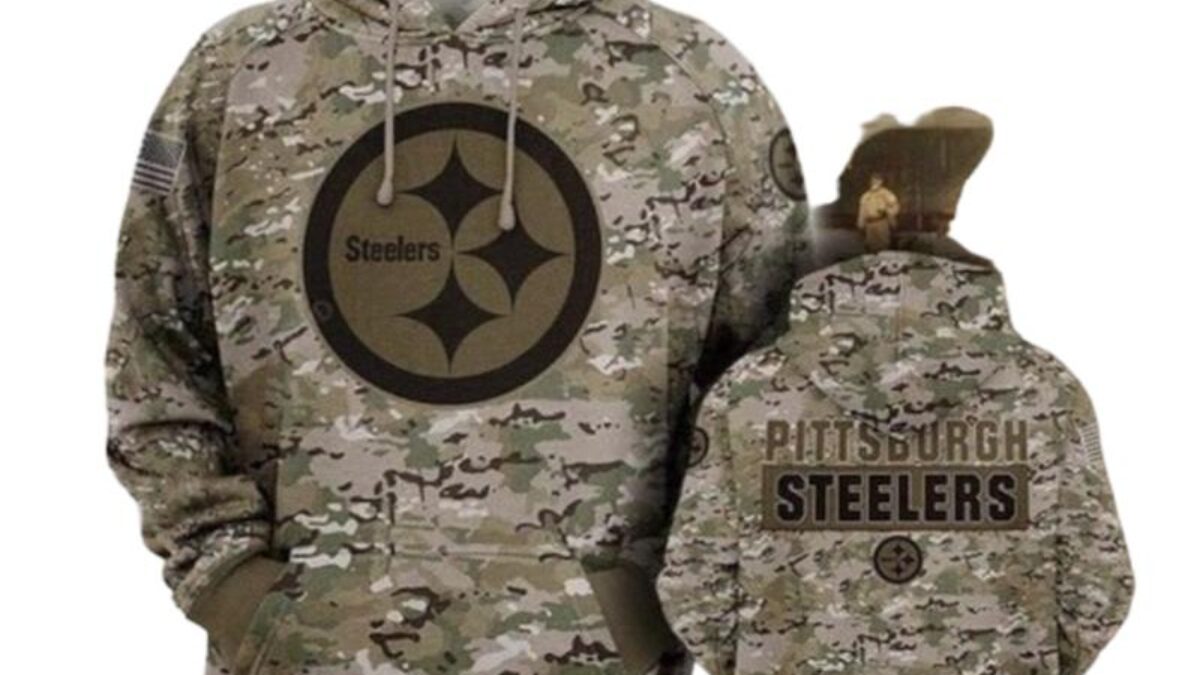 Pittsburgh Steelers Camo 3D Hoodie - Peto Rugs