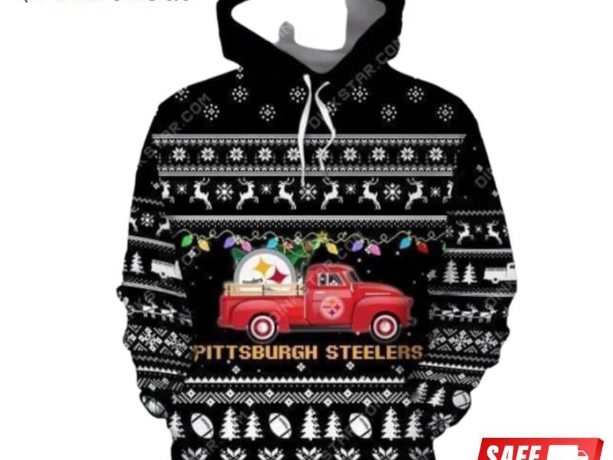 Pittsburgh Steelers NFL Adult Ugly Cardigan Sweater