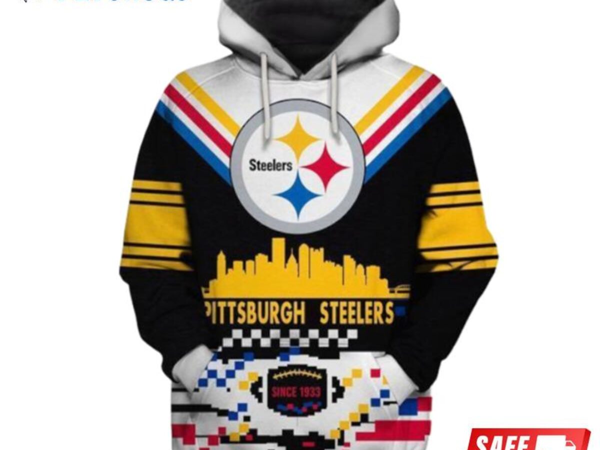 Pittsburgh Steelers Ncaa Football Colorful Pittsburgh Steelers Pittsburgh  Steelers 3D Hoodie - Peto Rugs