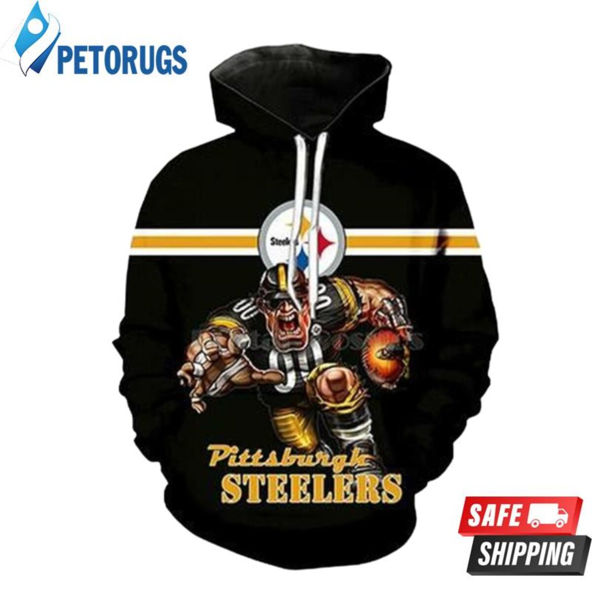 Pittsburgh Steelers 3d Hoodies Nfl Football Model 63 