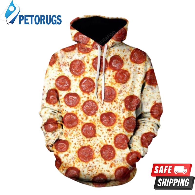 Pizza Time Funny S 3D Hoodie