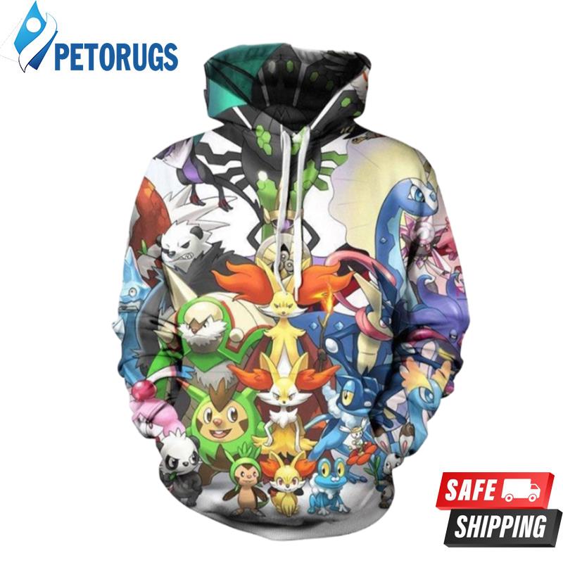 Pokemon All In One 3D Hoodie
