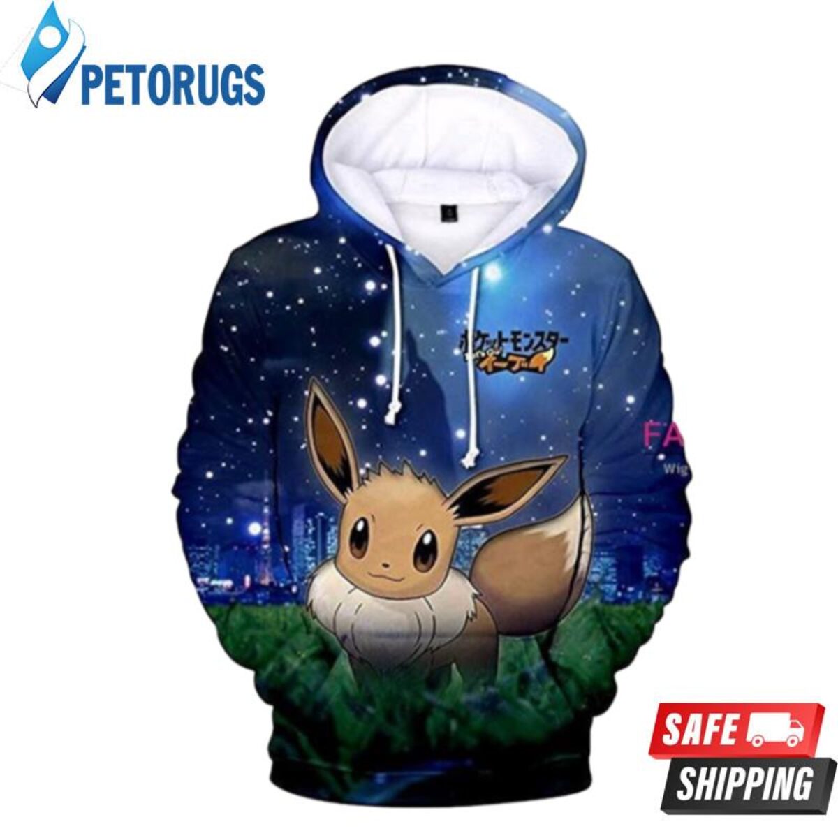 Pokemon hot sale eevee hoodie