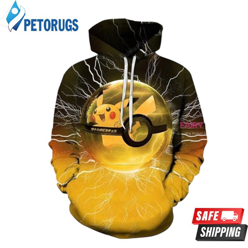 Pokemon Pikachu Blonde 3D Hoodie