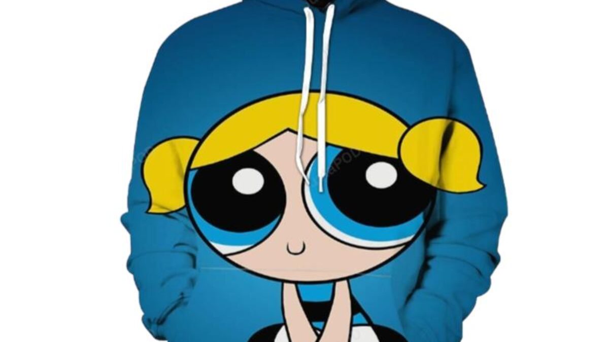 Powerpuff Girls Bubbles Powerpuff Girls Clothing 3D Hoodie Peto Rugs