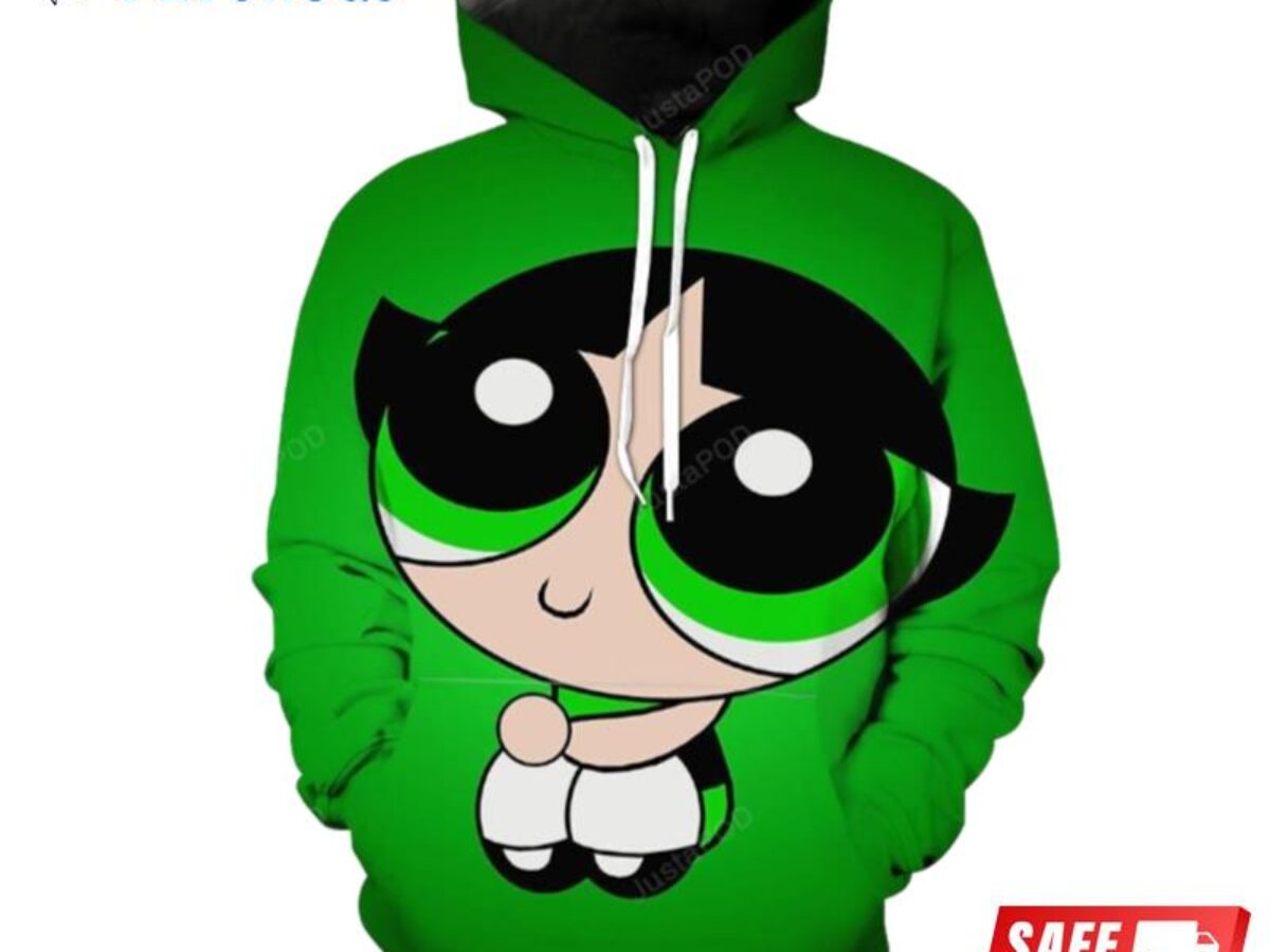 Powerpuff Girls Buttercup Powerpuff Girls Clothing 3D Hoodie