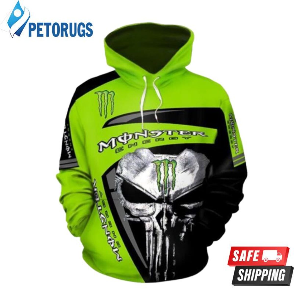 New York Yankees Punisher Skull Hoodie 3D - Teeruto