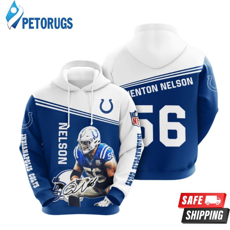 Quenton Nelson 56 Indianapolis Colts 3D Hoodie