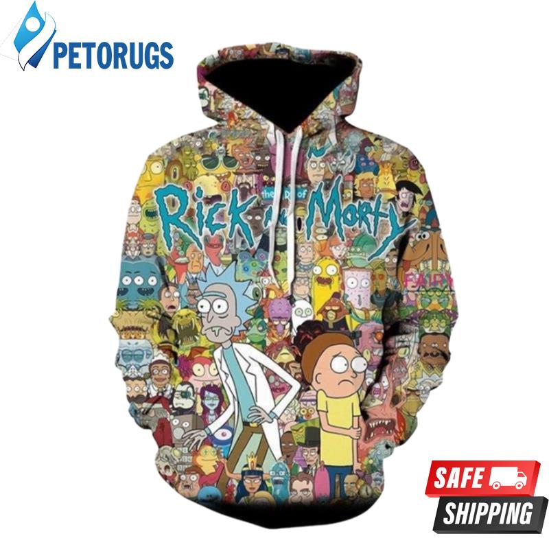 Rick And Morty All In One 3D Hoodie