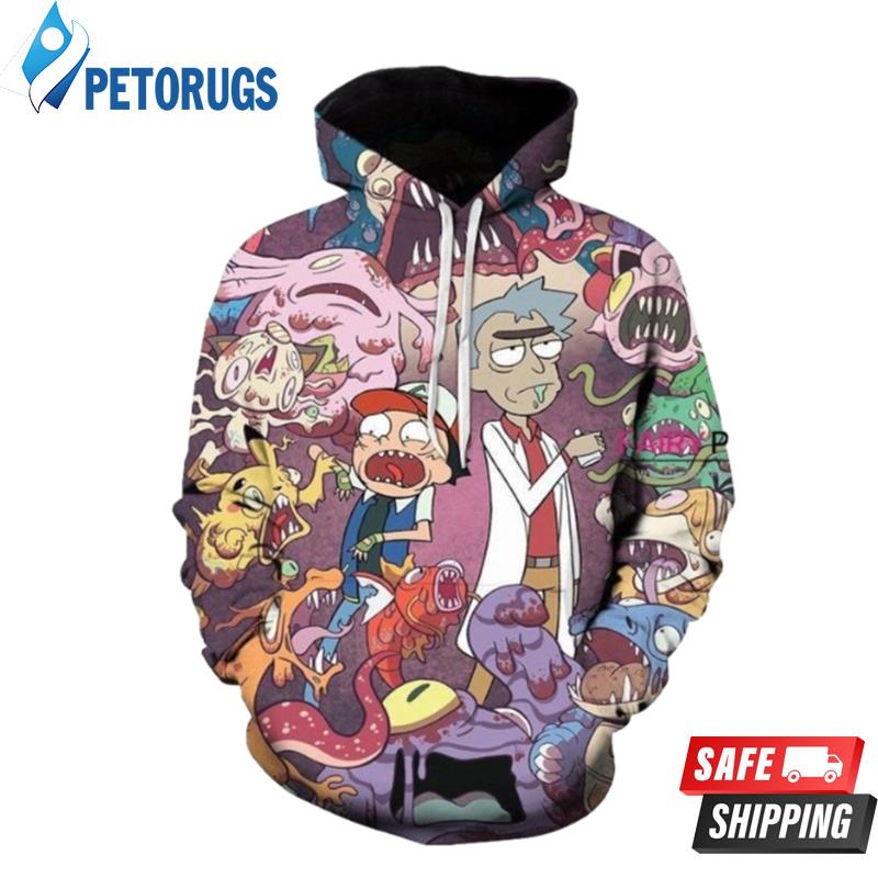 Rick And Morty B 3D Hoodie
