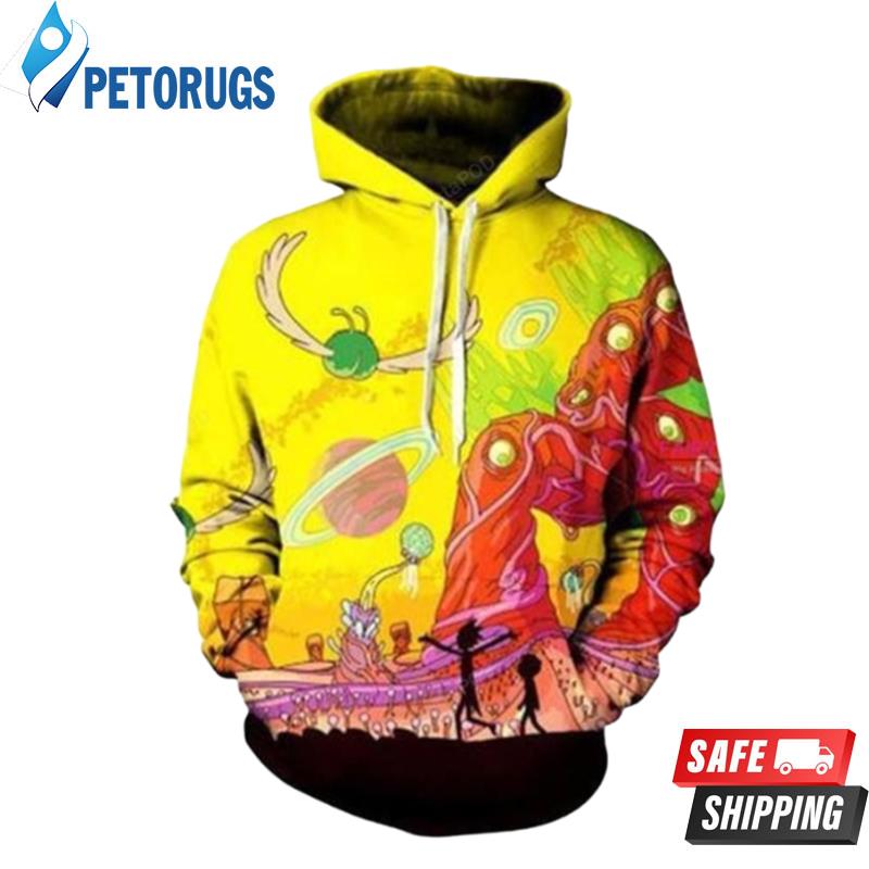 Rick And Morty Blonde 3D Hoodie