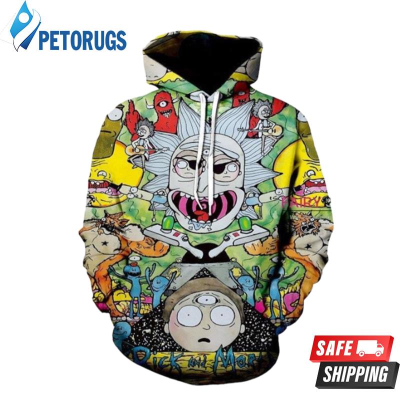 Rick and 2024 morty zipper hoodie