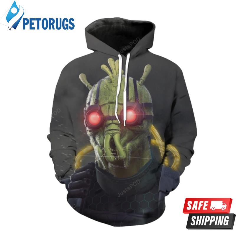 Rick And Morty Krombopulos Michael Rick And Morty 3D Hoodie