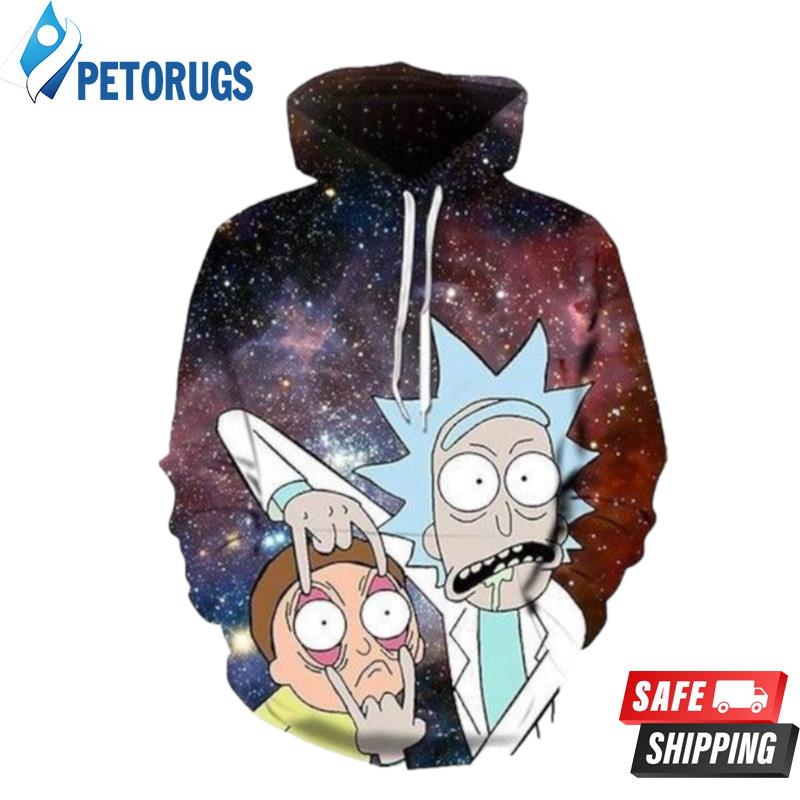 Rick And Morty Pilot 3D Hoodie