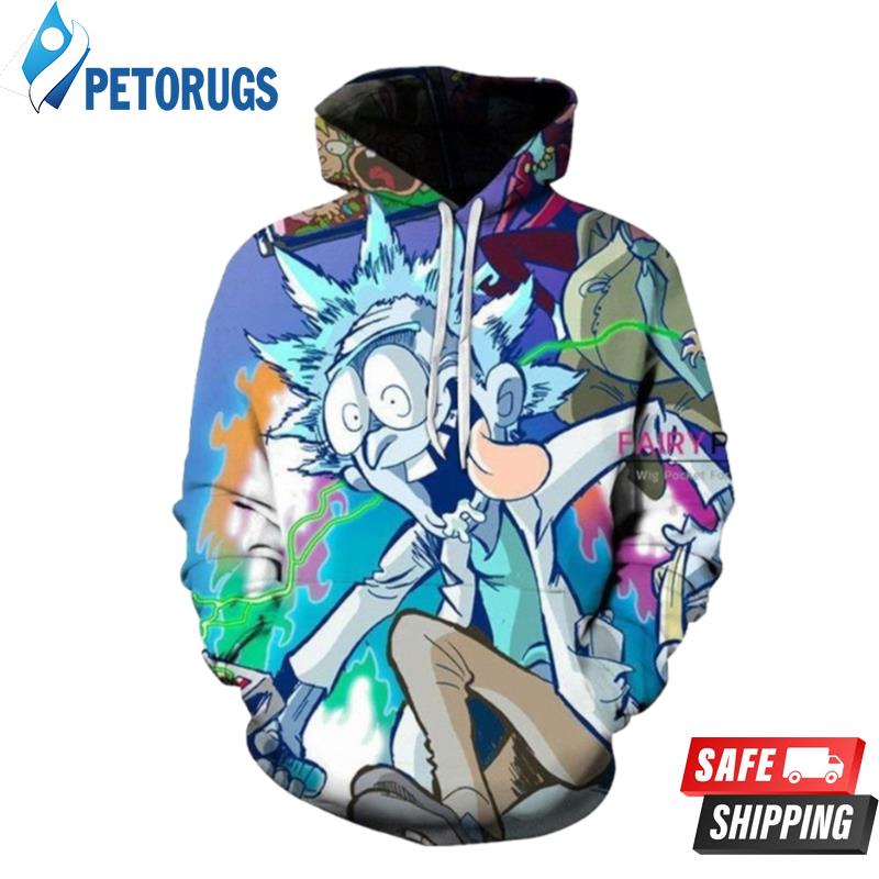 Rick And Morty Rick 3D Hoodie