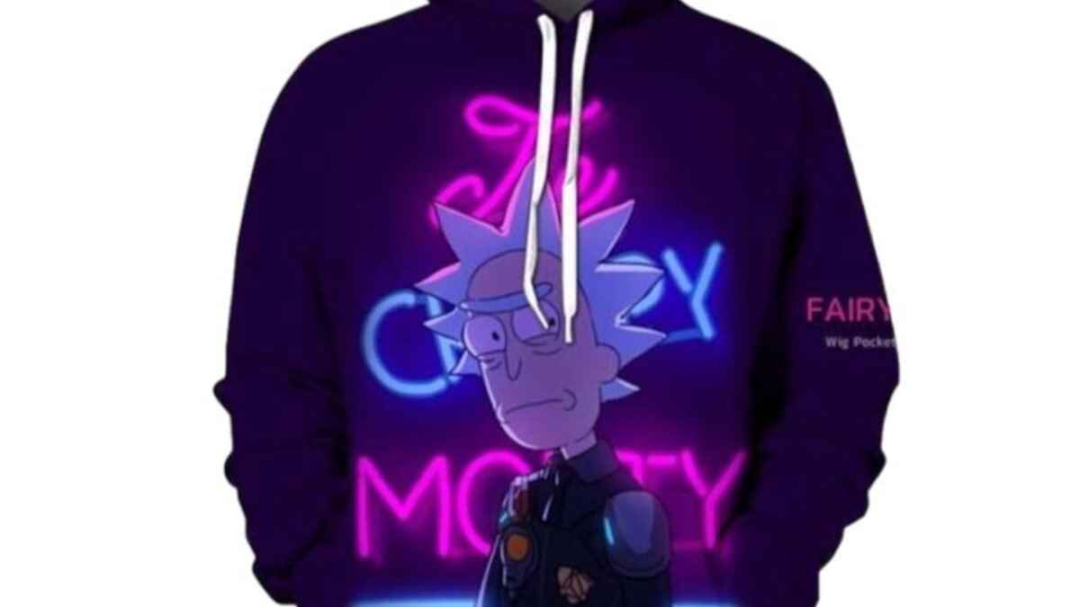 Rick and morty sale purple hoodie