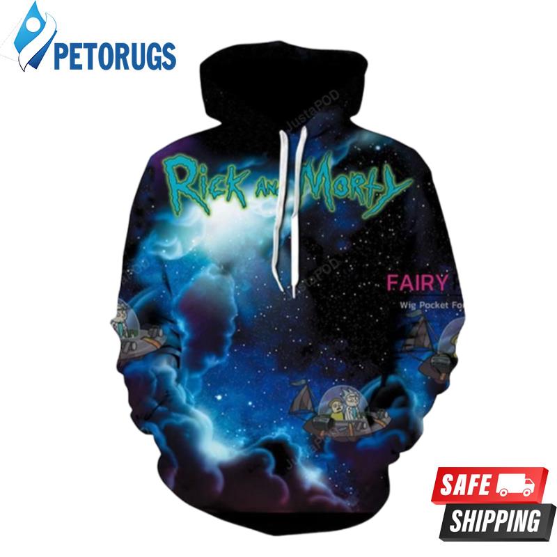 Rick And Morty Universe 3D Hoodie