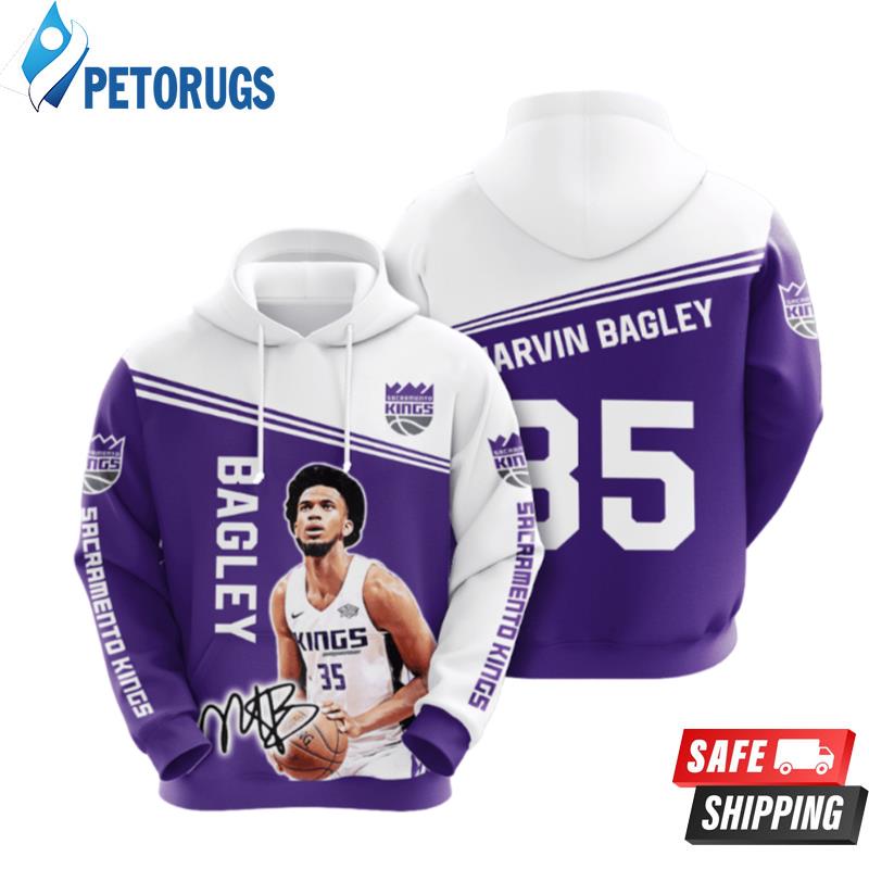 Sacramento Kings Marvin Bagley 3D Hoodie