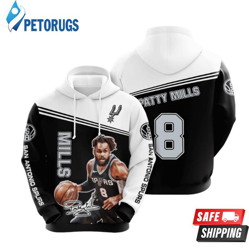 San Antonio Spurs Patty Mills 3D Hoodie