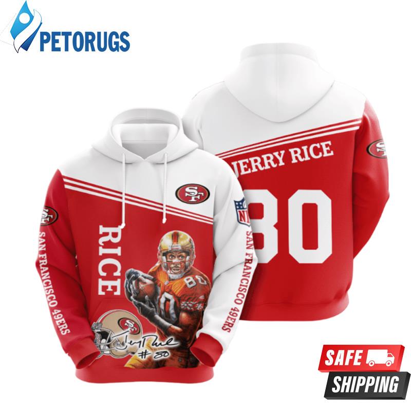 San Francisco 49Ers Jerry Rice 3D Hoodie