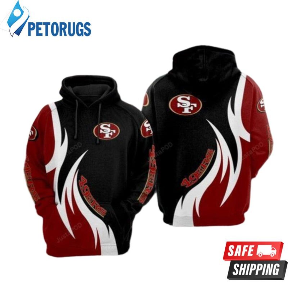 San Francisco 49Ers Nfl Football V2 San Francisco 49Ers 3D Hoodie