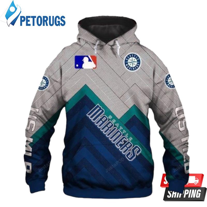 Seattle Mariners And Pered Custom Seattle Mariners Graphic 3D Hoodie