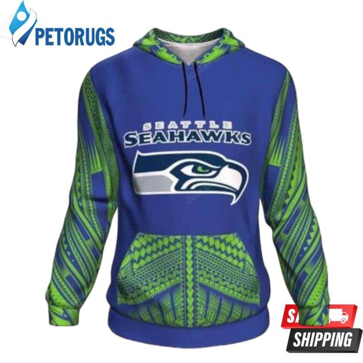 Team Logo Seattle Seahawks Ugly Christmas Sweaters - Peto Rugs