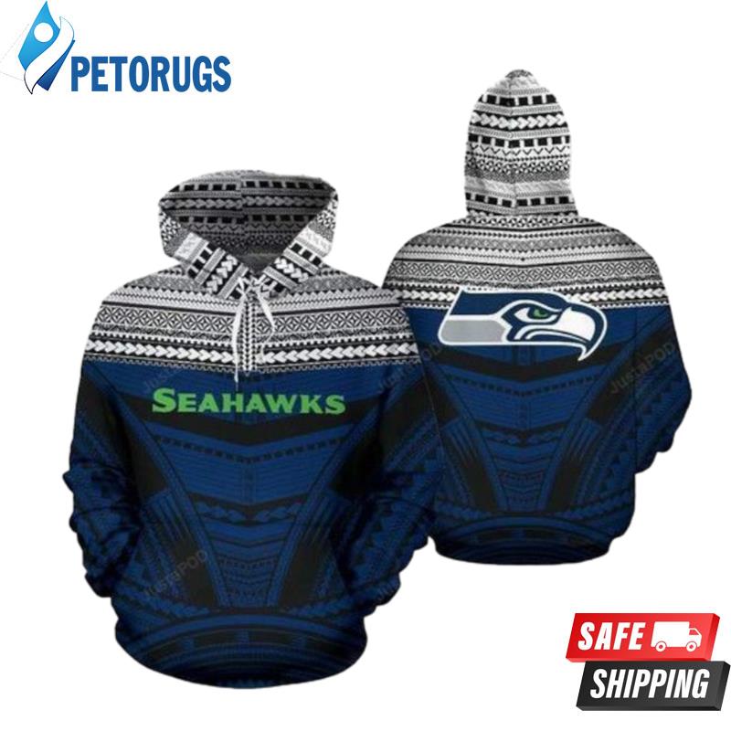 Seattle Seahawks Ncaa Football Maori Tattoo Seattle Seahawks Seattle Seahawks 3D Hoodie