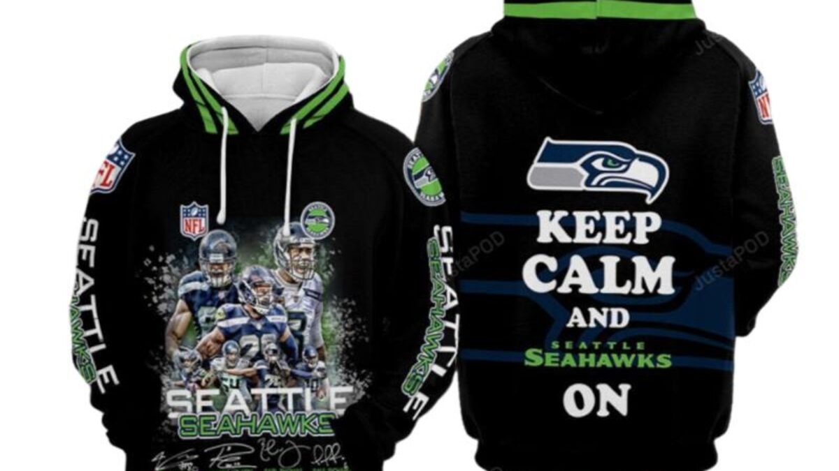 Seattle Seahawks CUSTOM Embroidered Shirt -  Worldwide  Shipping