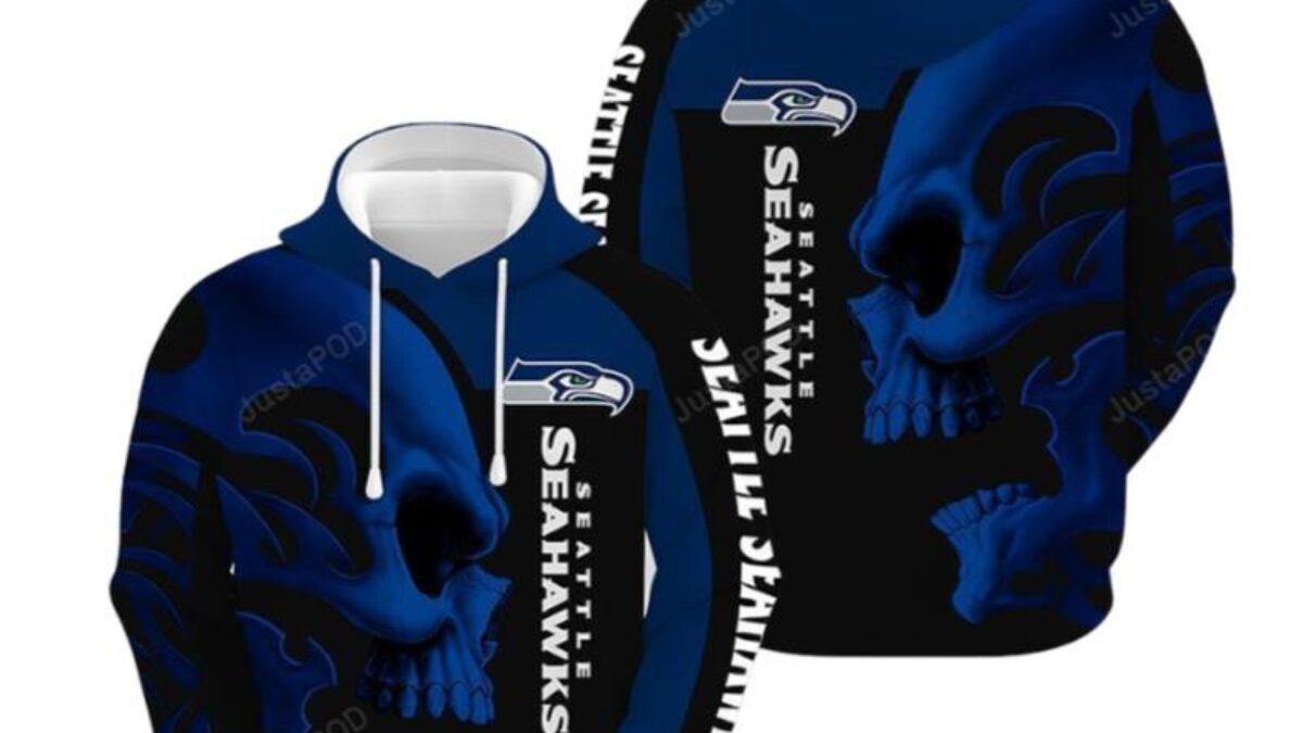 Seattle Seahawks Shirt Adult 2XL XXL Blue NFL Football Team Wear Comfort  Mens