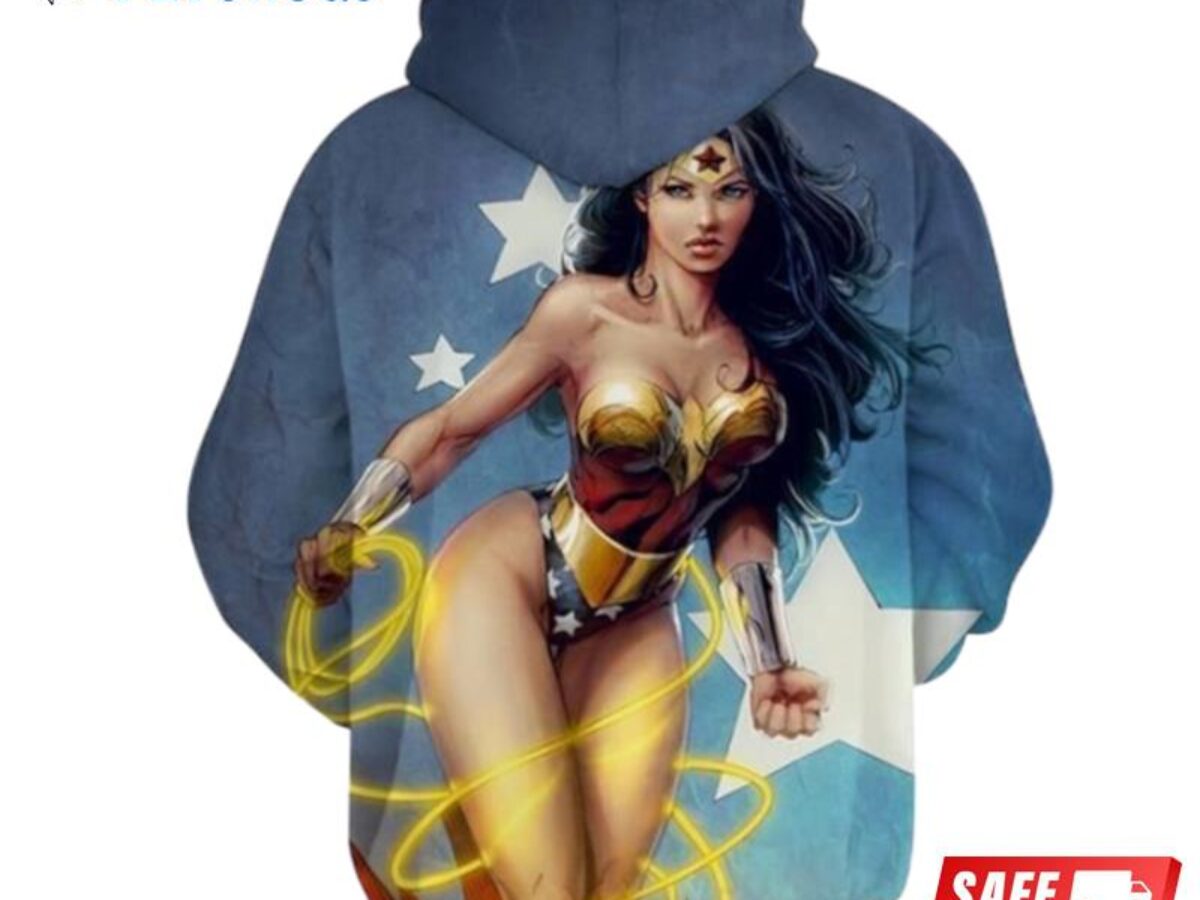 Dc Comics Wonder Woman Christmas Sweater Style Sweatshirt - Trends Bedding