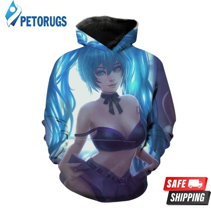 Sexy Sona League Of Legends Sona 3D Hoodie