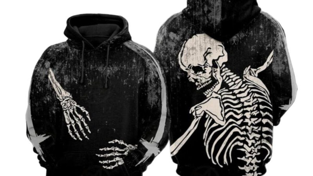 Dallas Cowboys NFL Halloween Skull Skeleton Zip Hoodie 3D All