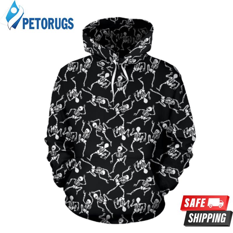 Skeleton Style 3D Hoodie