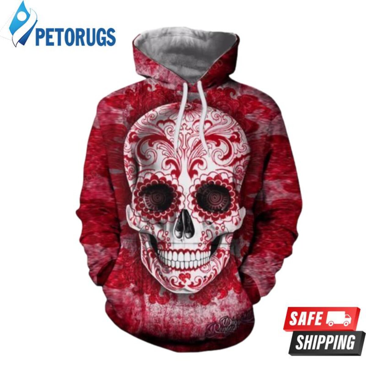 Cincinnati Bengals Skull 3D Hoodie - Peto Rugs