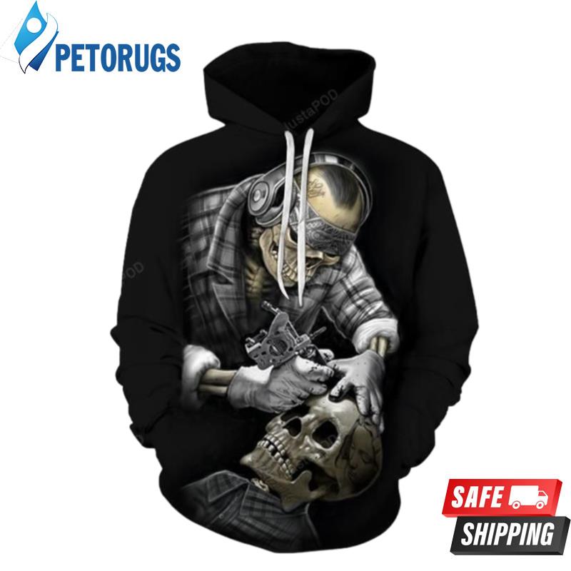 Skull 7 3D Hoodie