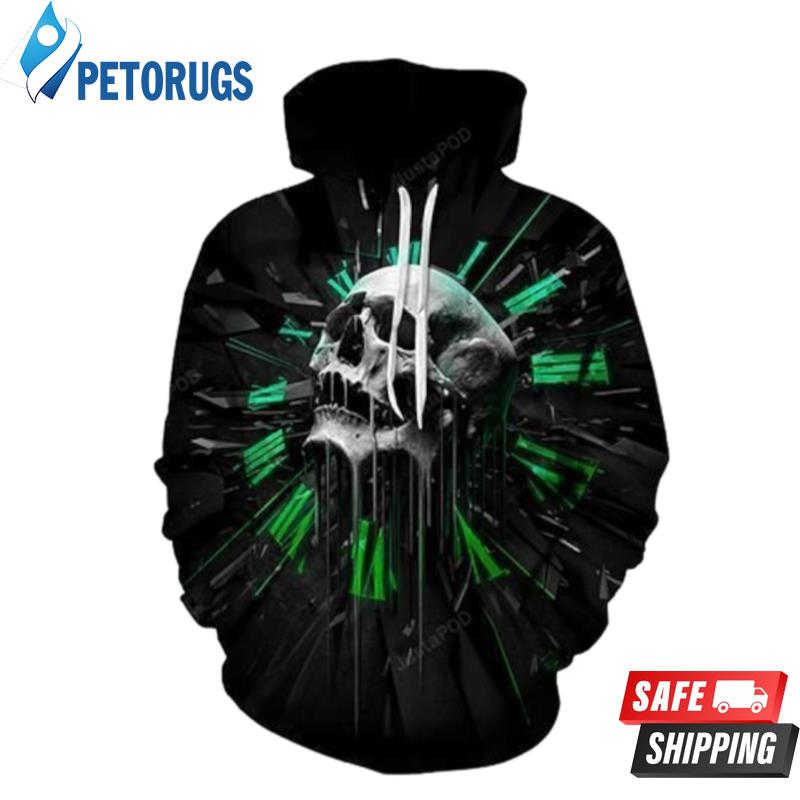 Skull 8 3D Hoodie