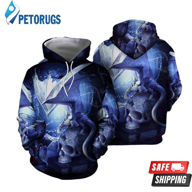 New York Giants Nfl Football Skull 21581 3D Hoodie - Peto Rugs