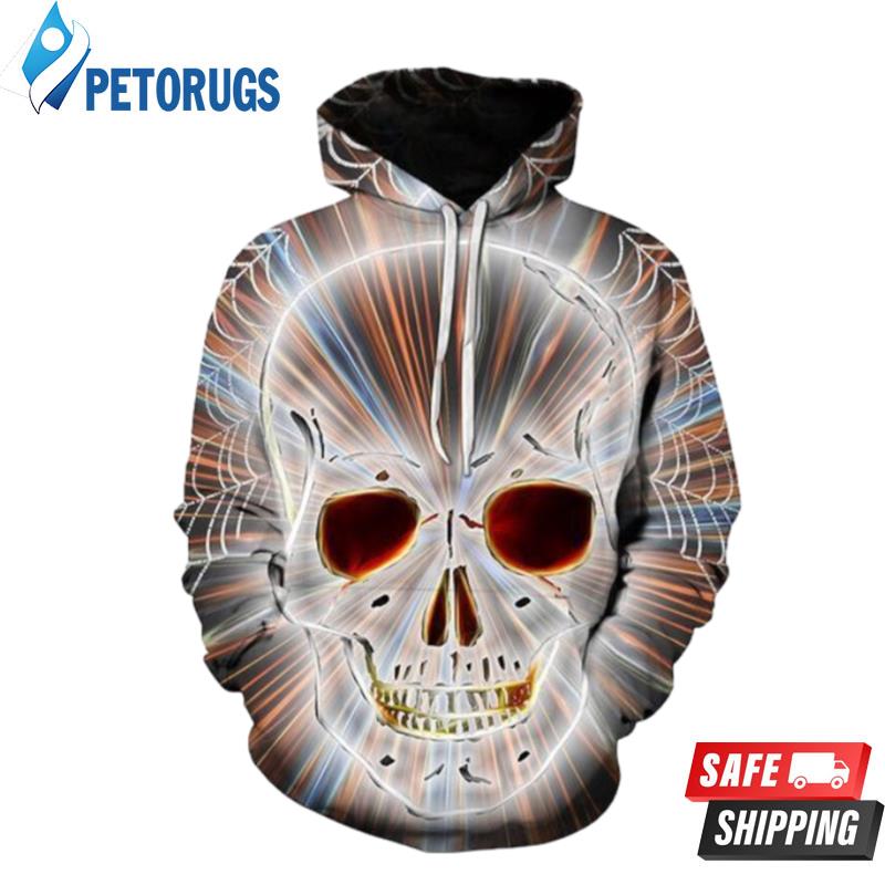 New York Giants Nfl Football Skull 21581 3D Hoodie - Peto Rugs